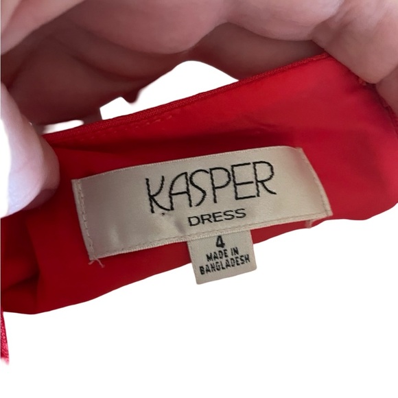 Kasper dress with bow detail size 4 - Picture 5 of 6